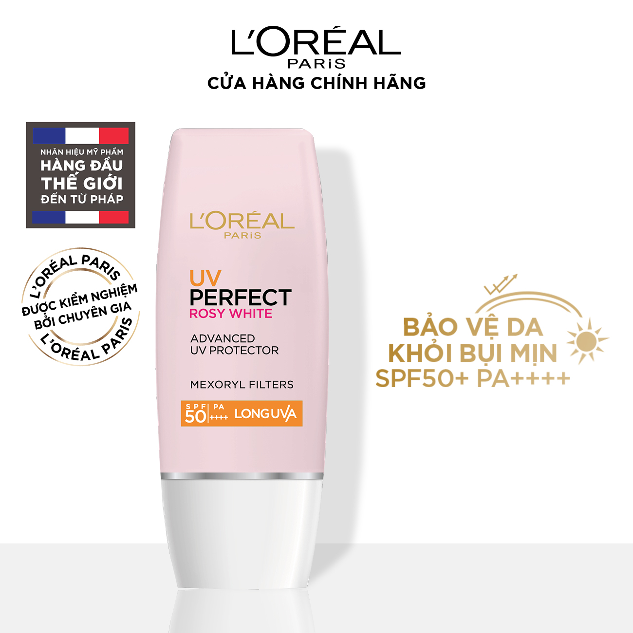 Kem chống nắng Loreal UV Perfect Instant White SPF50 PA +++ 30ml