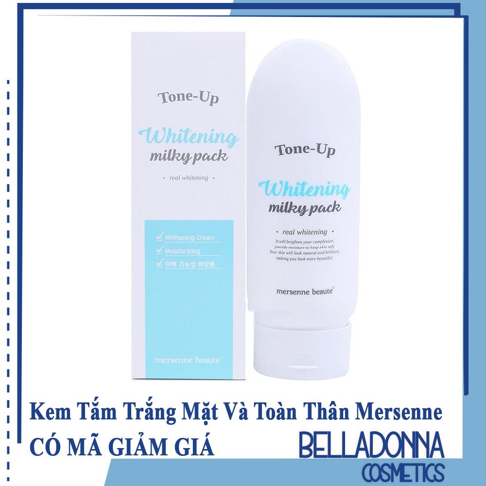Kem Dưỡng Trắng Da Toàn Thân Mersenne Beaute Tone Up Whitening Milky Pack 200ml