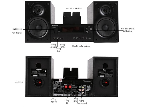 DÀN ÂM THANH DVD PIONEER X-HM32V