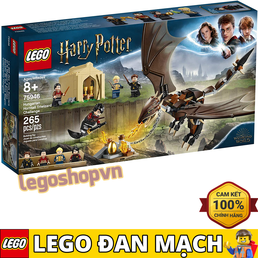 Đồ Chơi Xếp Hình LEGO Đối Đầu Rồng Đuôi Gai 75946