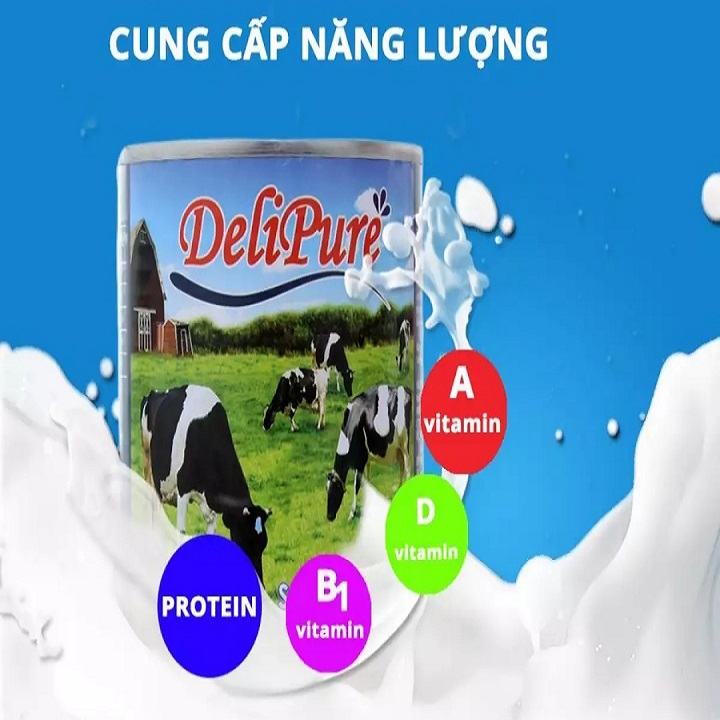 Sữa đặc Delipure 1kg thùng 24 lon