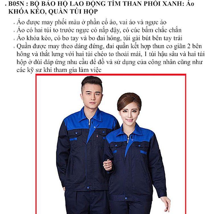 Quàn áo bảo hộ kaki