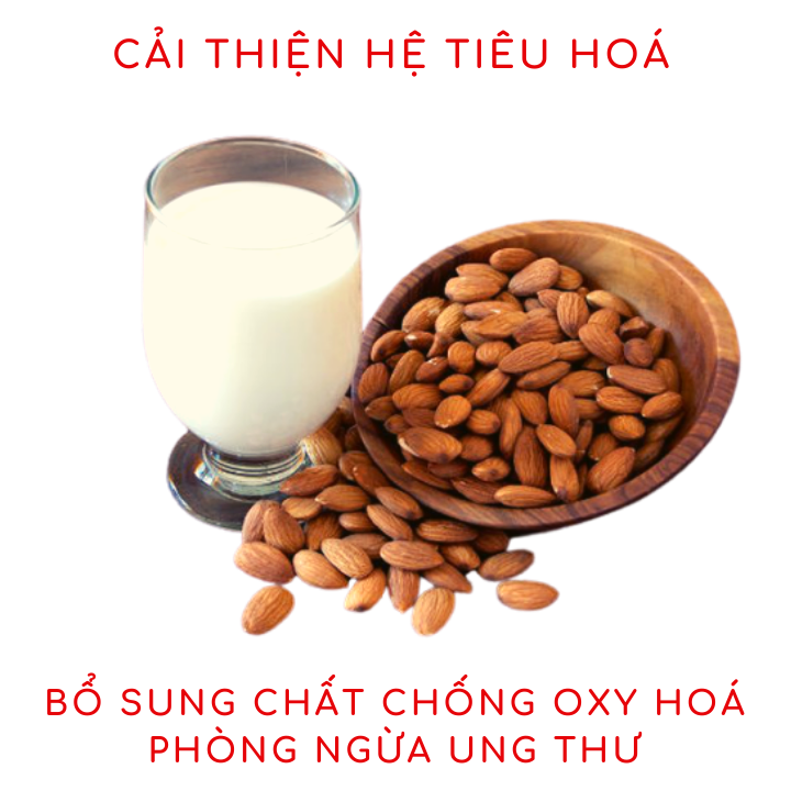 Hạnh nhân Almonds tách vỏ 500g