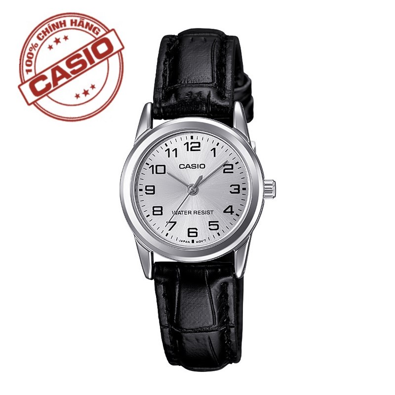Đồng Hồ Nữ Dây Da Casio LTP-V001L-7BUDF