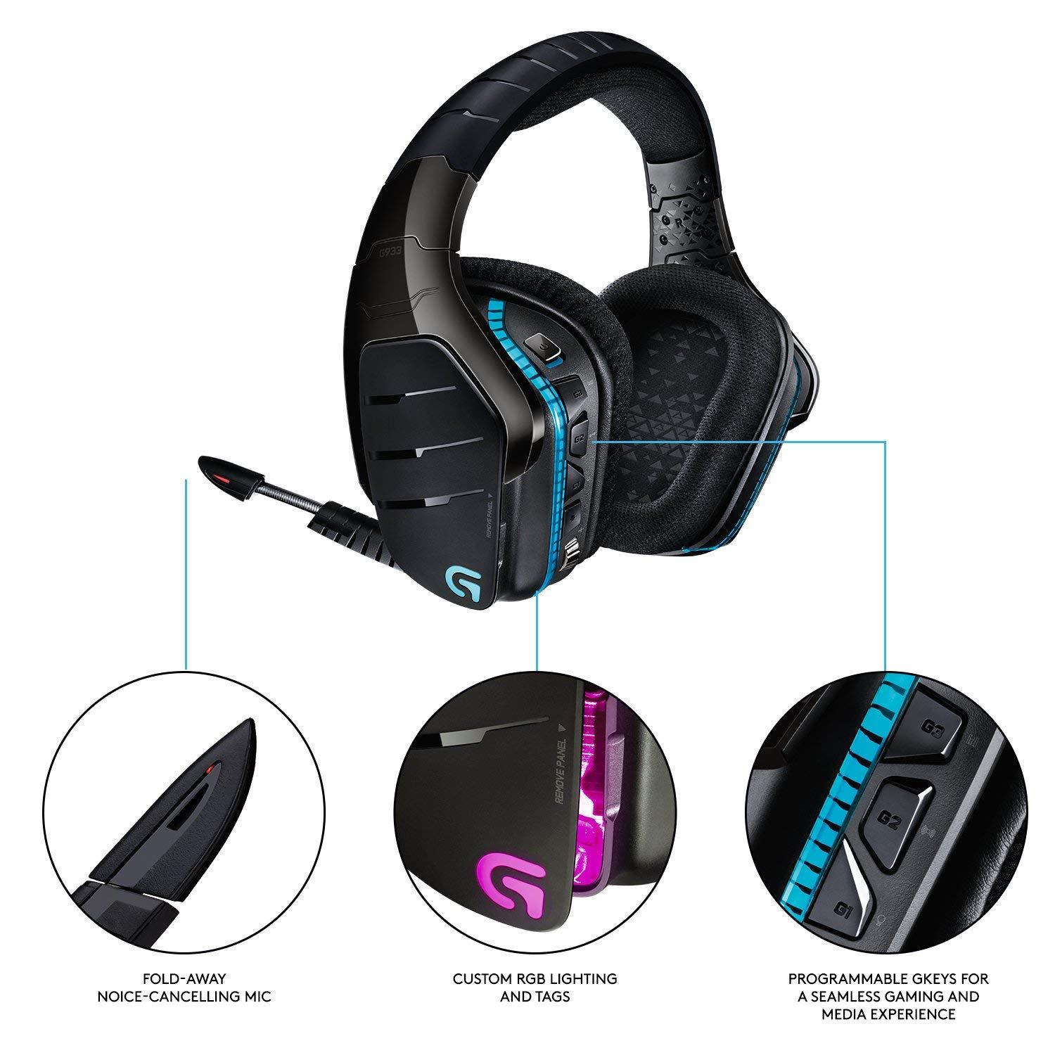 Tai nghe - Headphone Logitech G933 Wireless 7.1