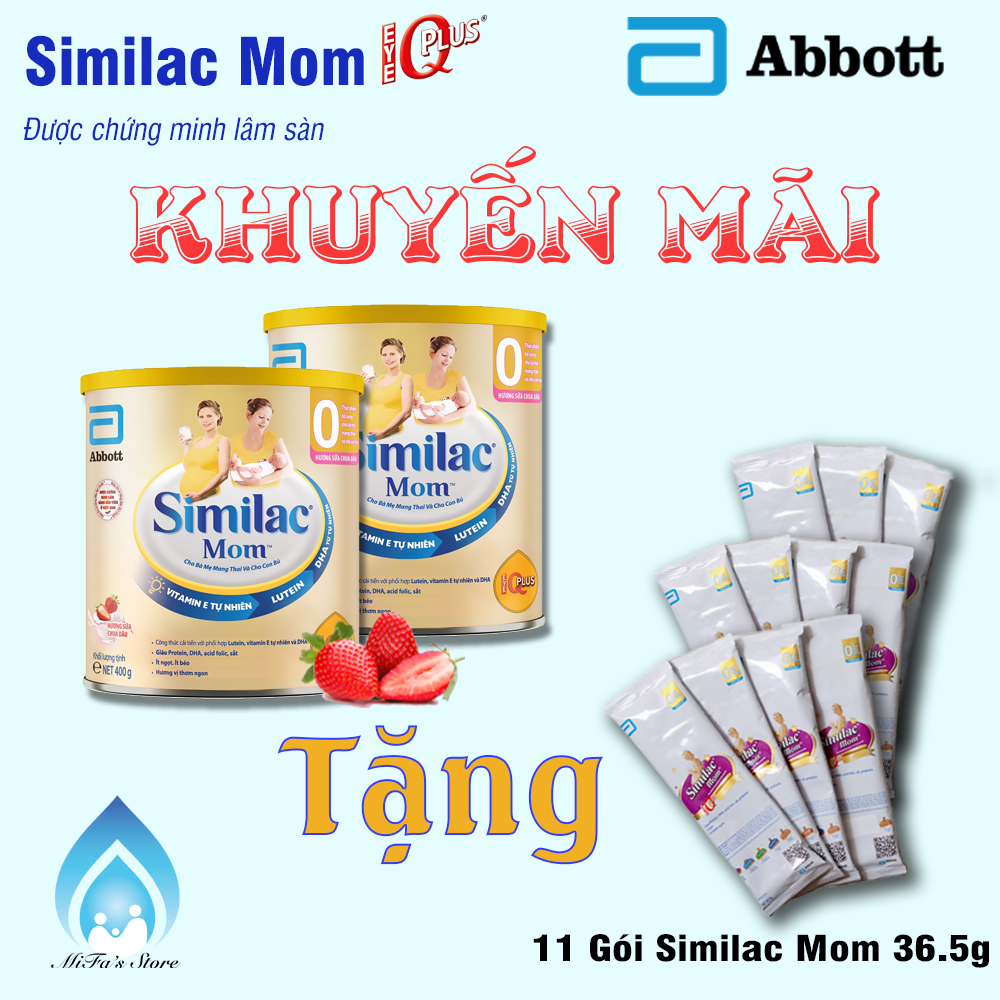 Sữa Bột Similac Mom 400g combo 2 lon
