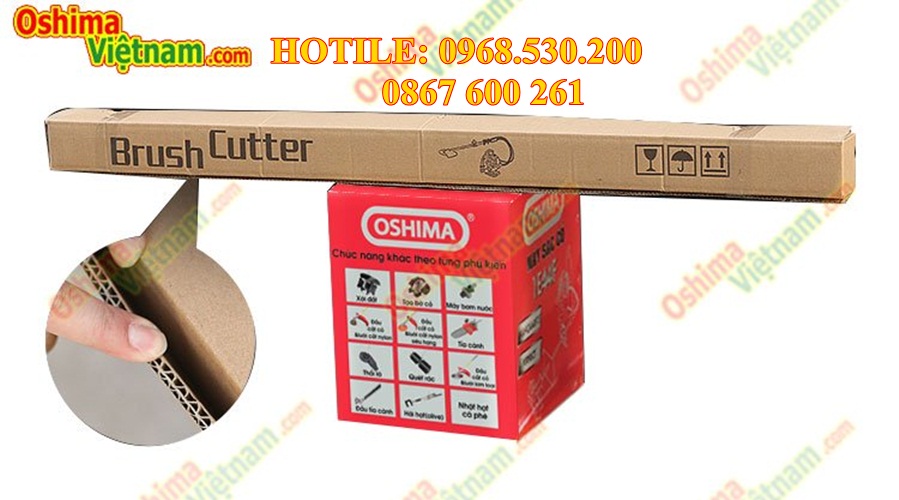 Máy sạc cỏ Oshima 1E44F