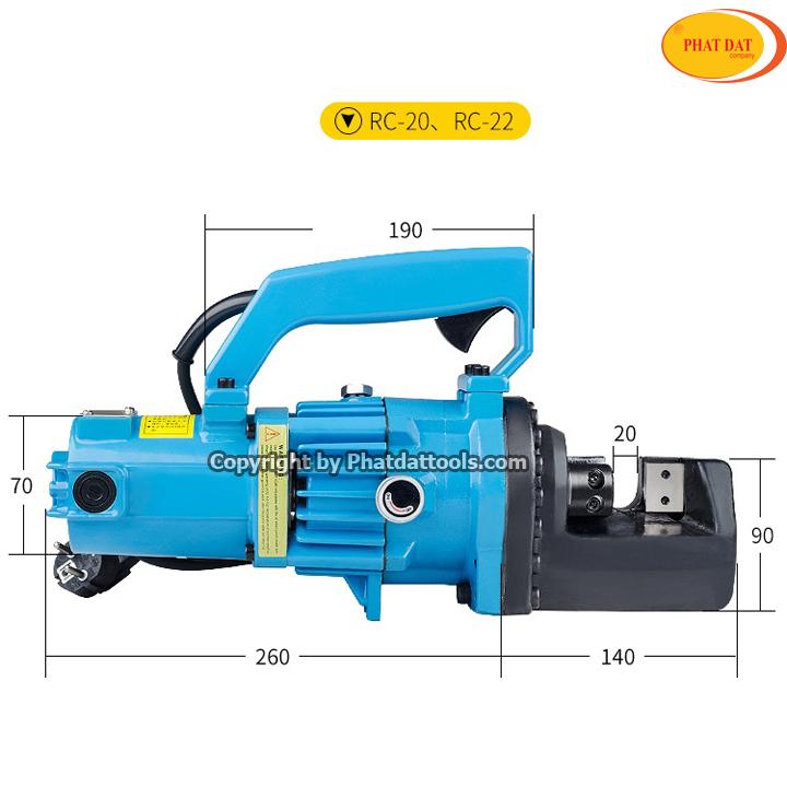 MÁY CẮT SẮT THỦY LỰC CẦM TAY RC22