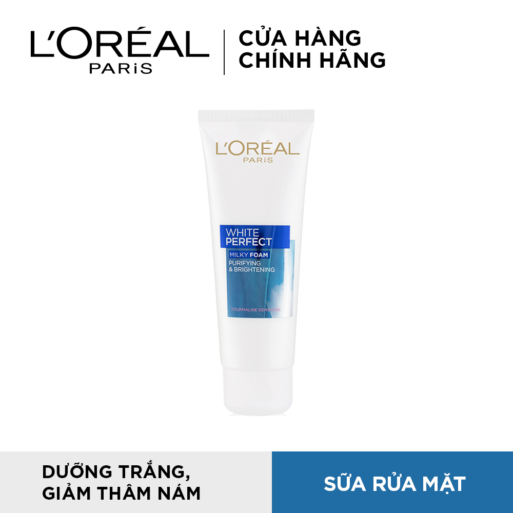 Sữa Rửa Mặt Trắng Da L'Oreal White Perfect
