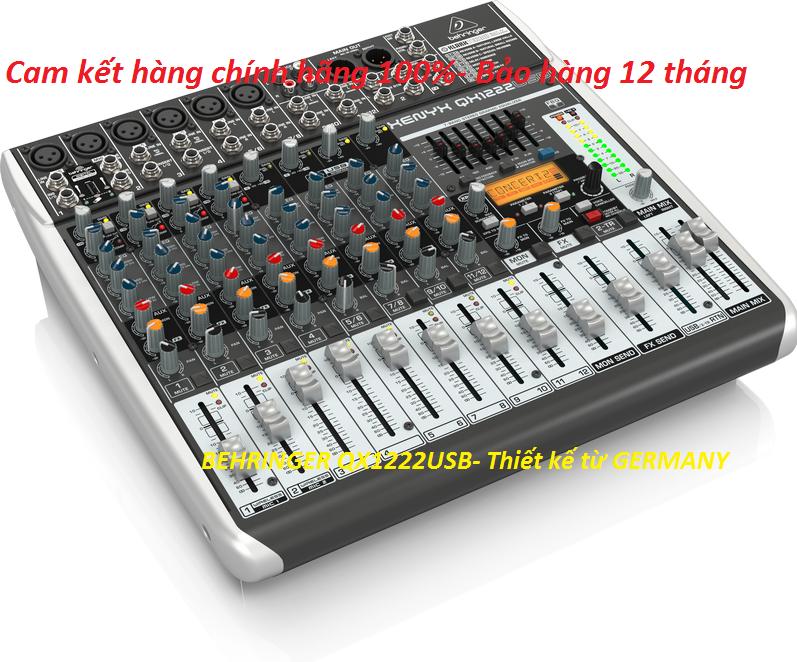 Bộ trộn âm thanh 10 kênh BEHRINGER QX1222USB