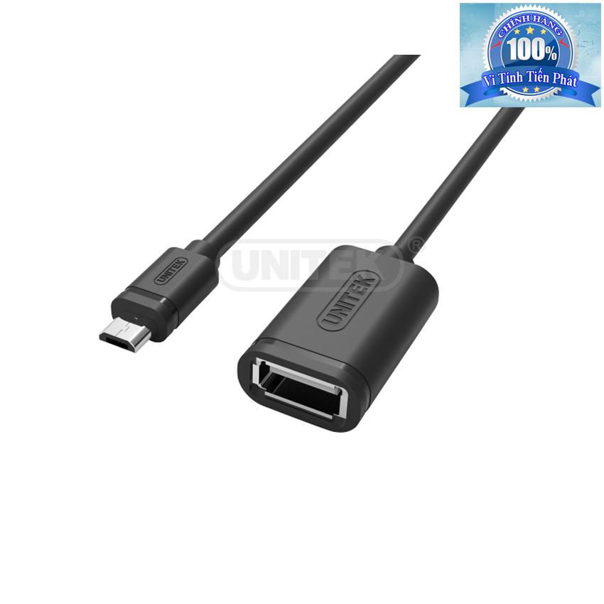 Cáp kết nối OTG MicroUSB Unitek Y-C438