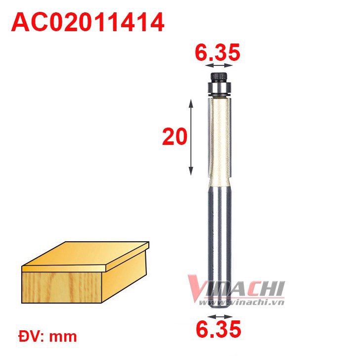 MŨI LẤY NỀN NGẮN BI TIDEWAY AC0201