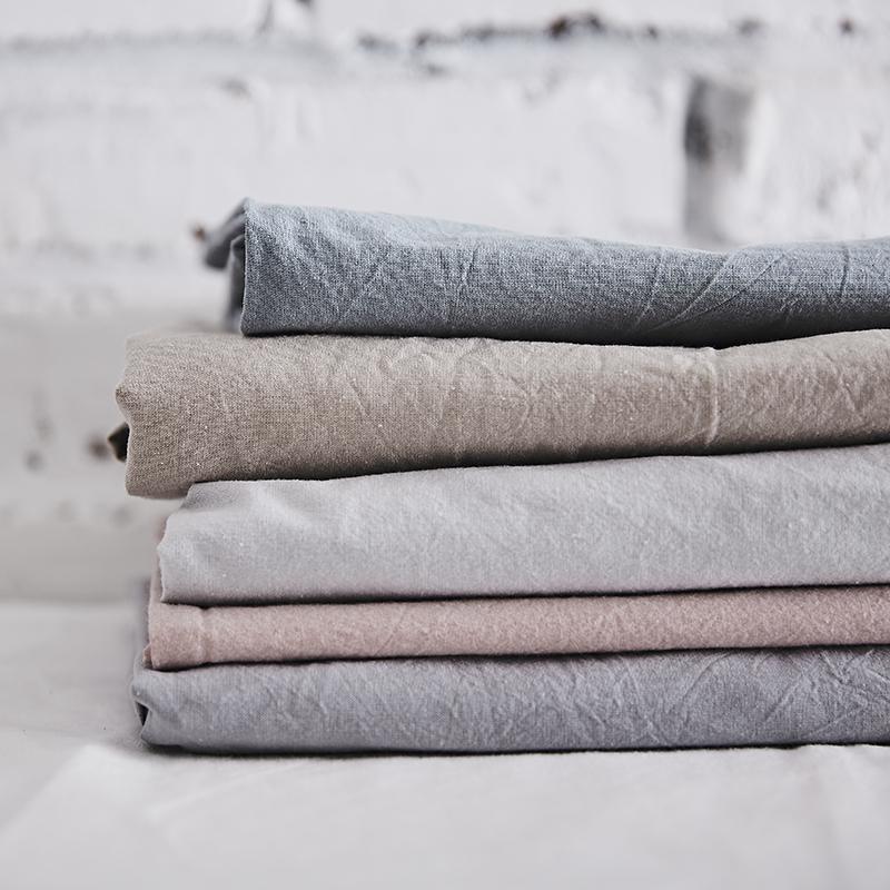 Phong Cách Nhật Bản 100% Cotton Bông Giặt Nước Duy Nhất Vỏ Gối Giản Lược Duy Nhất Người Lớn Màu Vỏ Gối 48 * 74cm Cặp Vỏ Gối