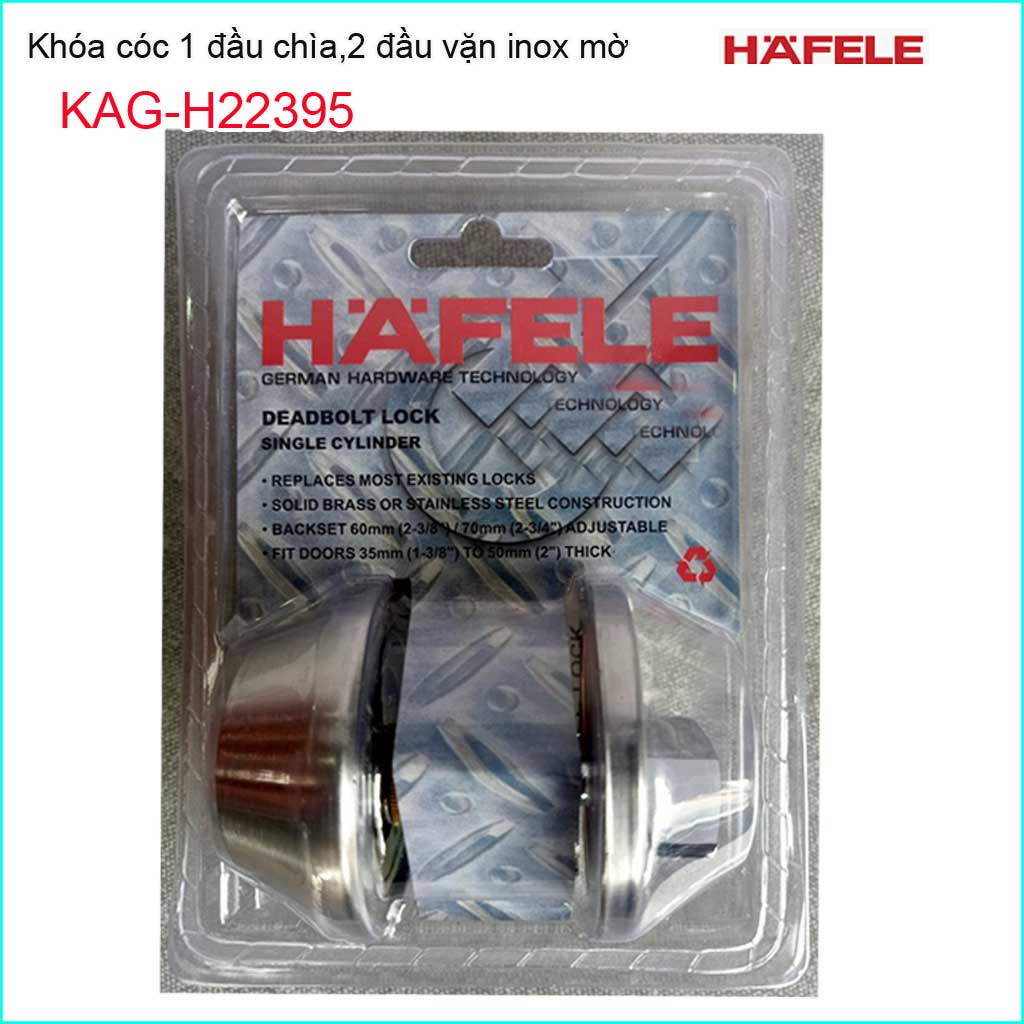 KHÓA CỬA PHÒNG HAFELE KAG-H22395