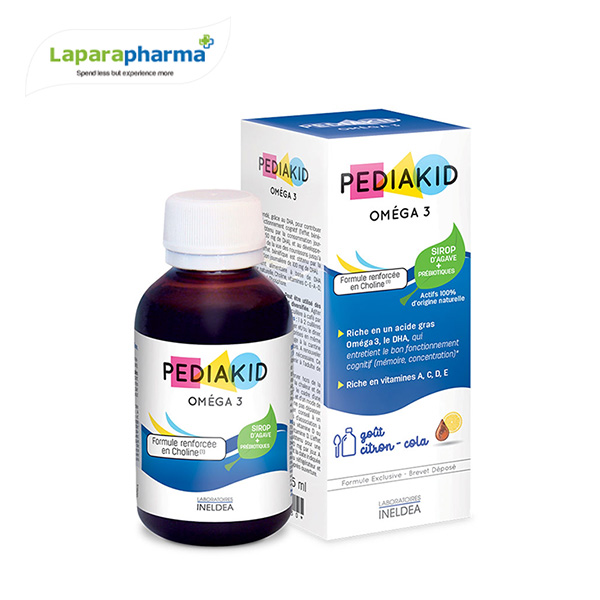PEDIAKID Oméga 3 bổ sung Omega 3 và DHA 125ml