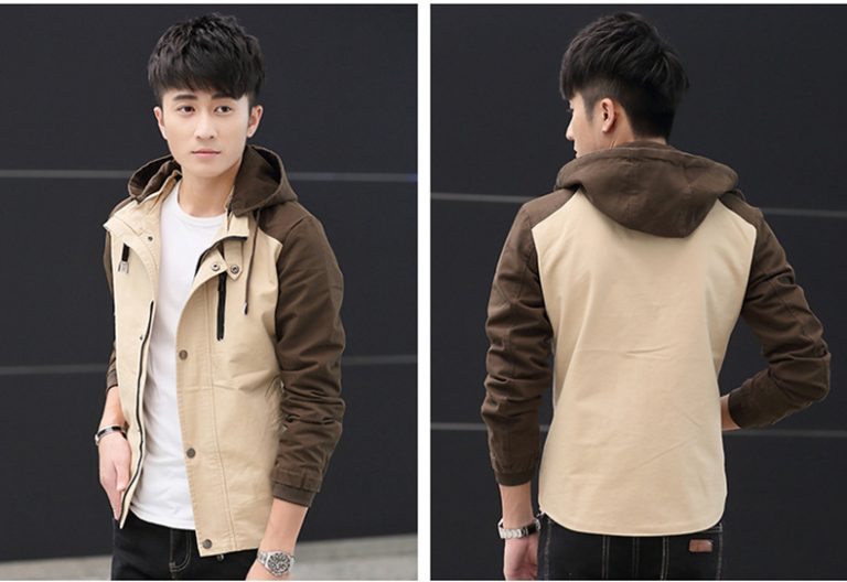 Áo Khoác Kaki Nam Phối Nón – MS0026AK