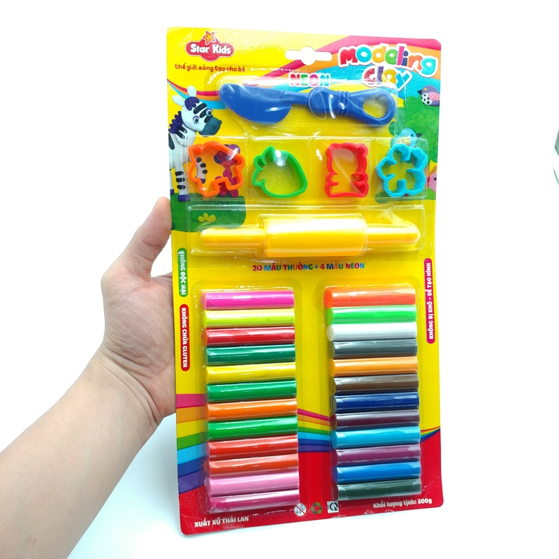 Đất Nặn Star Kids K-T300/24C/6T