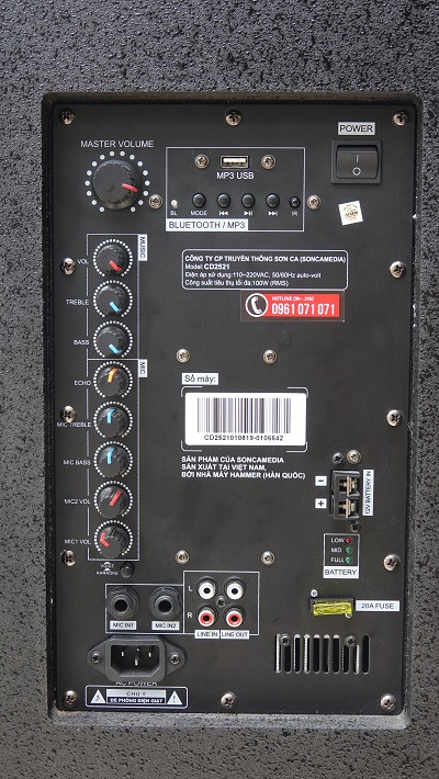 Loa kéo Acnos CB2521 Bluetooth