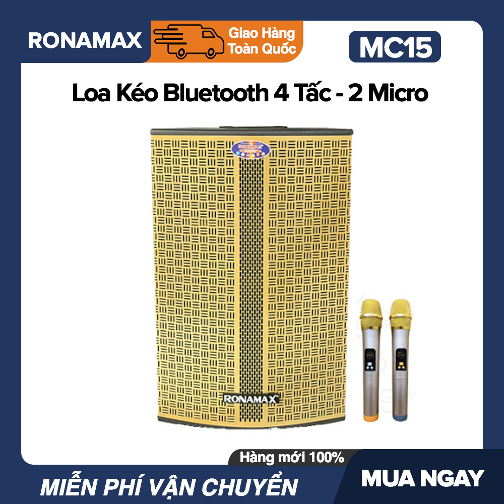 Loa karaoke bluetooth Ronamax MC15