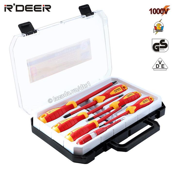 BỘ TUA VÍT 7 CHI TIẾT R'DEER VDE-9917