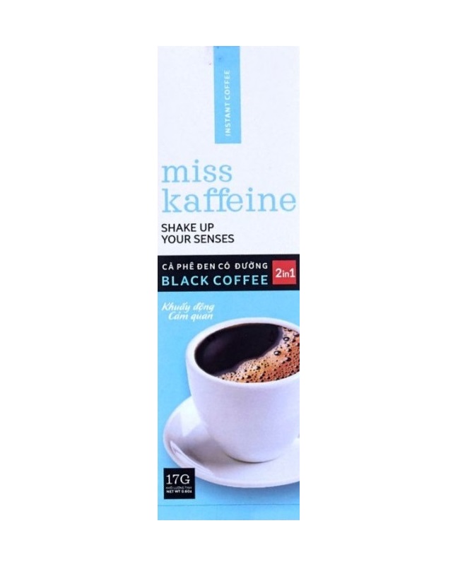 Cà phê Kaffeine đen đường