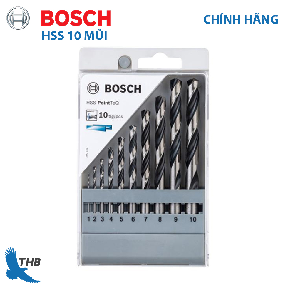 Bộ mũi khoan sắt Bosch 1609200203