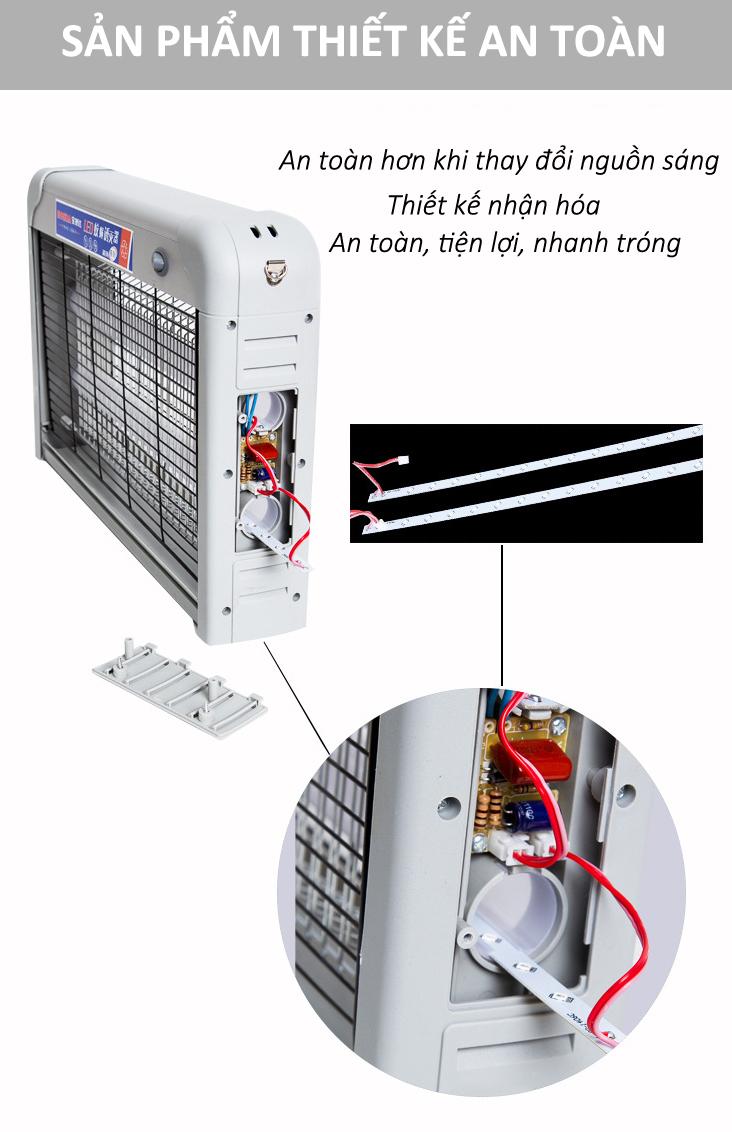Đèn bắt muỗi và côn trùng BOSDA LED3