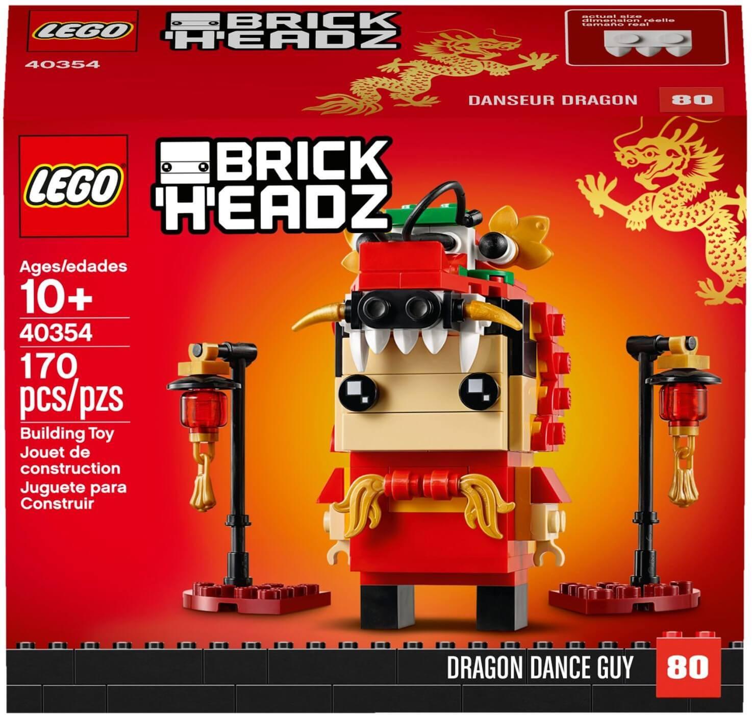 Đồ chơi lắp ráp Lego 40354 - Biểu Diễn Múa Lân