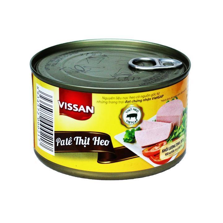 Combo 4 hộp Pate Thịt Heo Vissan 397g