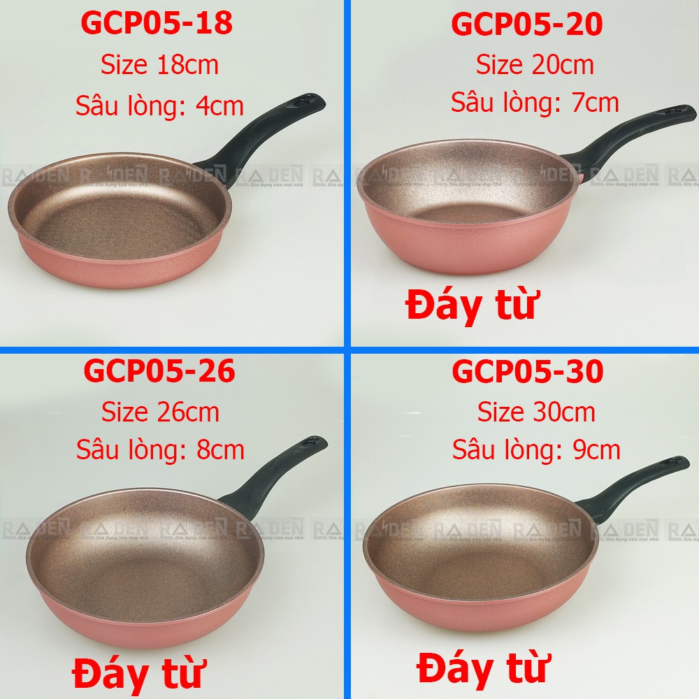 CHẢO CHỐNG DÍNH GREEN COOK CGP05-20