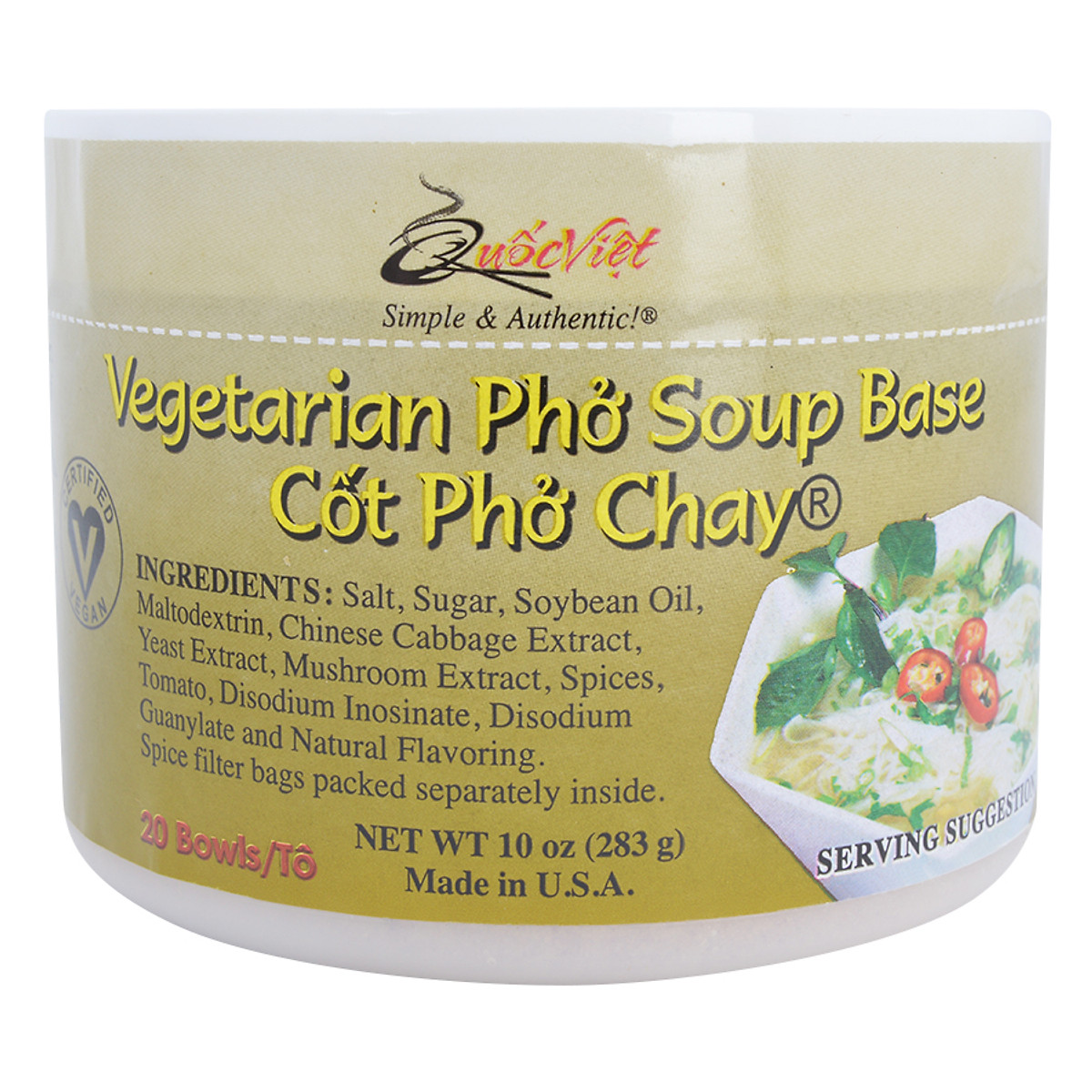 Cốt phở chay
