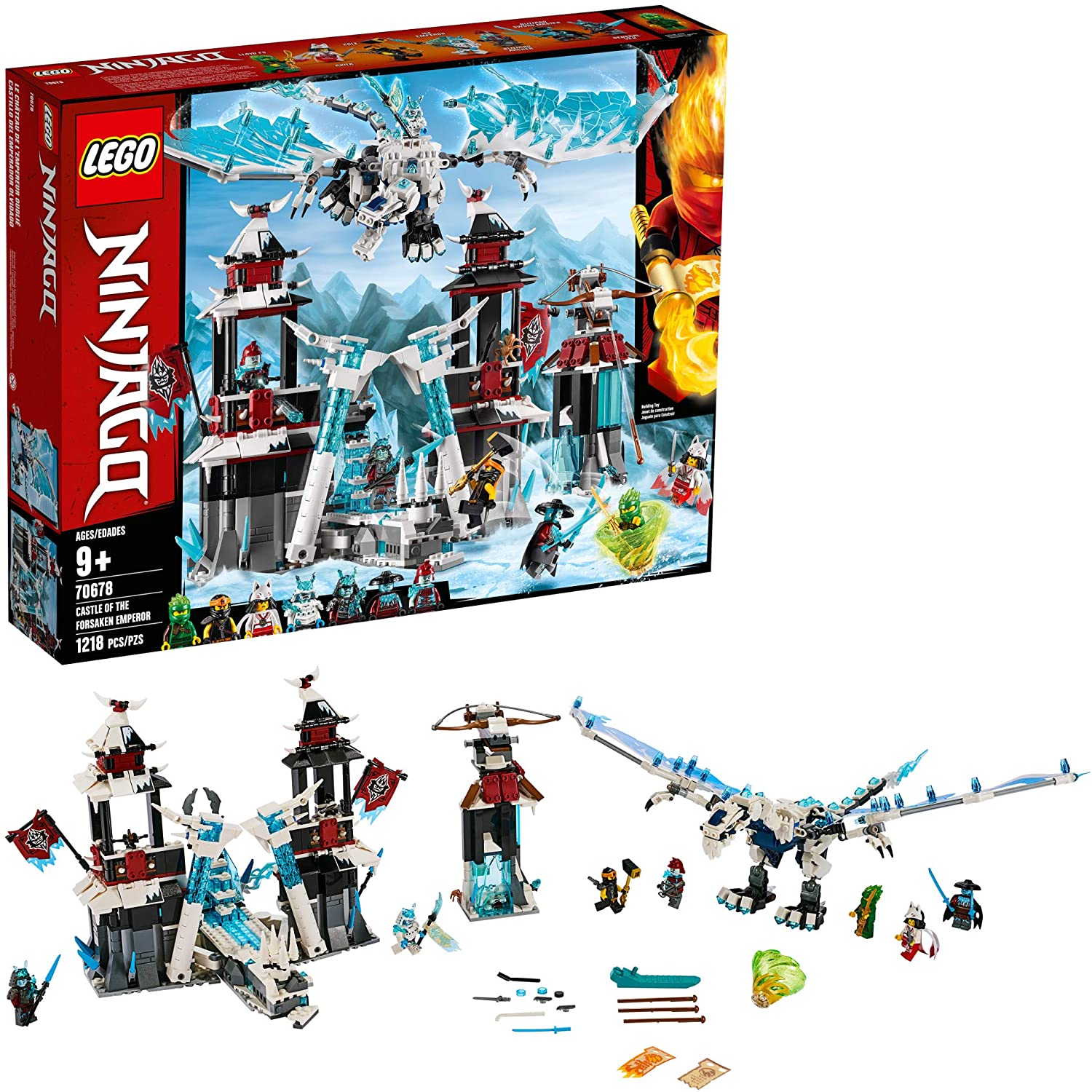 LEGO NINJAGO 70678 Lâu Đài Băng Giá Của Hoàng Đế Forsaken