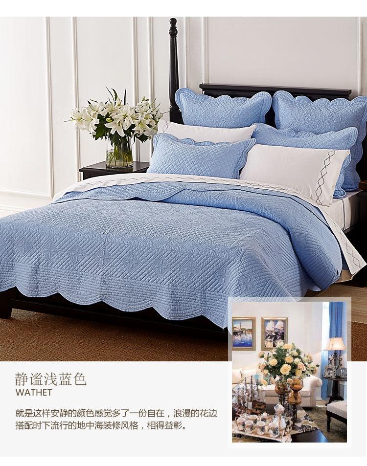 100% Cotton Dày Vỏ Gối Màu Trắng 100% Cotton Chần Bông Quilt Duy Nhất Hai Người Vỏ Gối Bộ Đệm Tựa