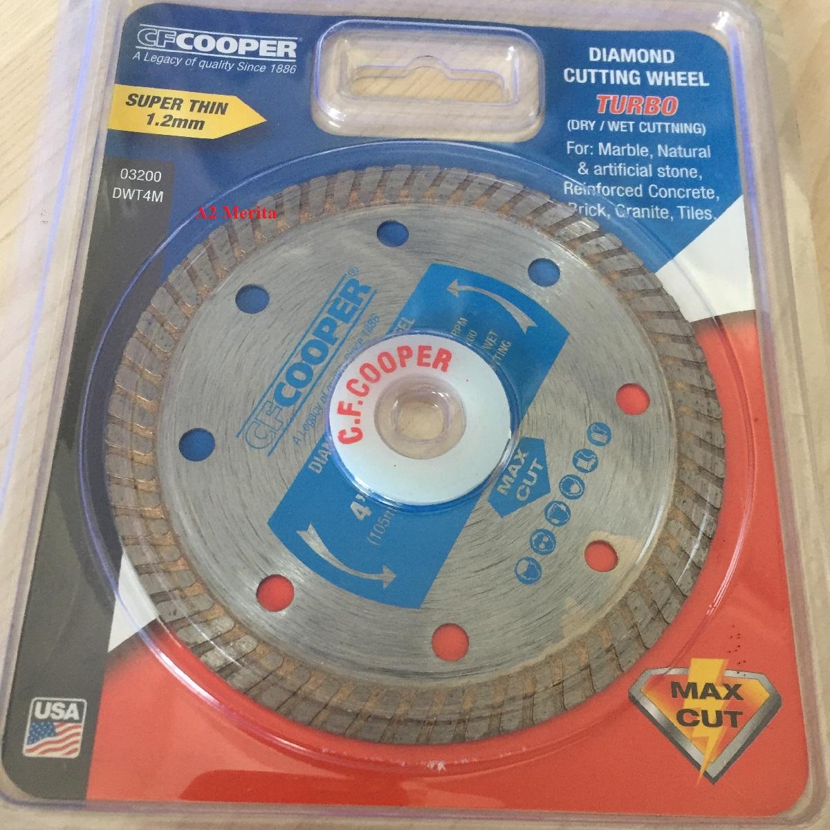 LƯỠI CẮT KIM CƯƠNG TURBO COOPER DWT4M