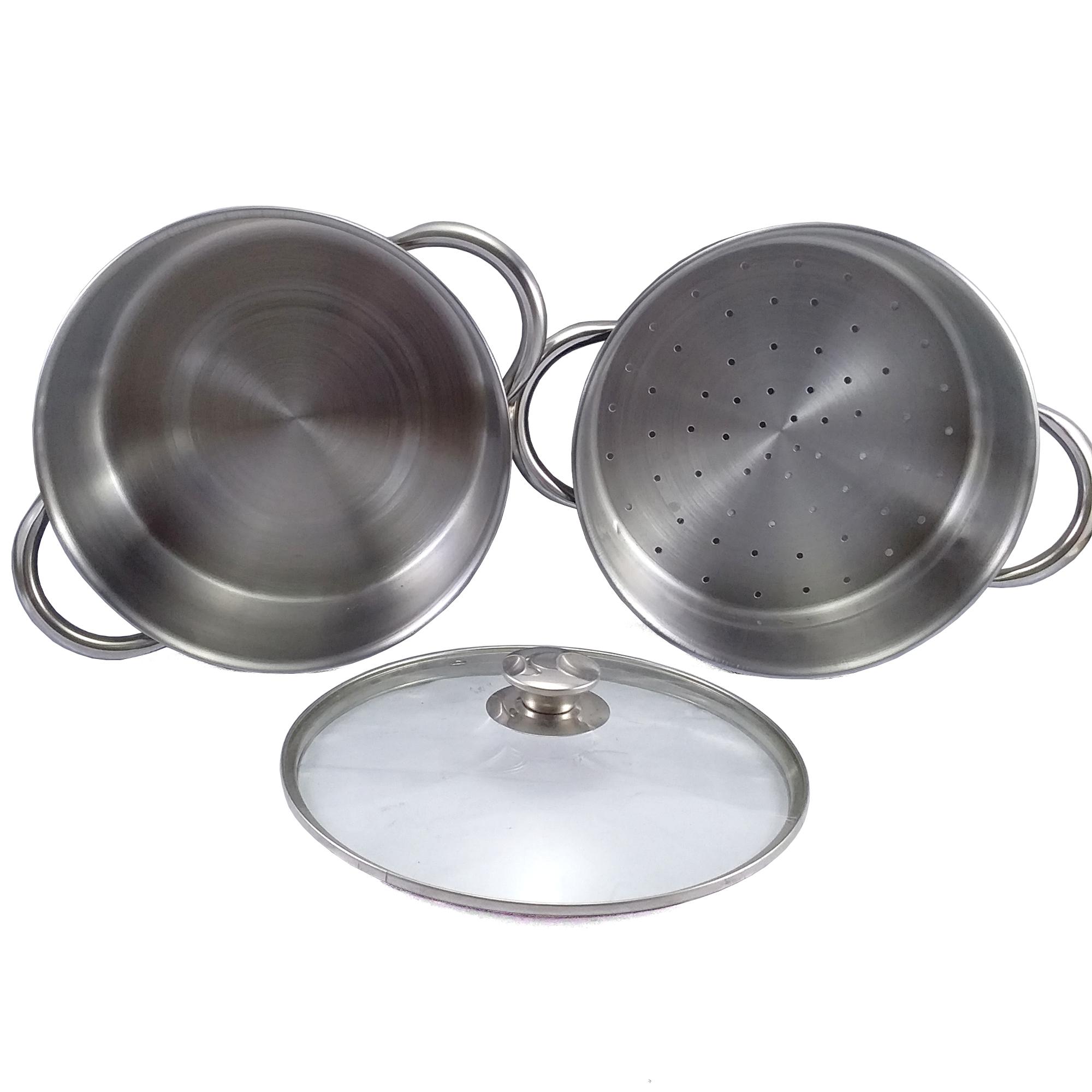 BỘ NỒI XỬNG INOX RAINY 24CM