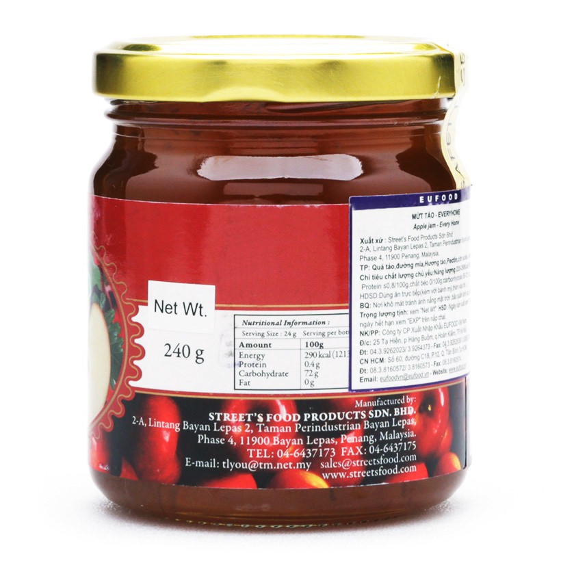 Mứt táo Every Home 240g
