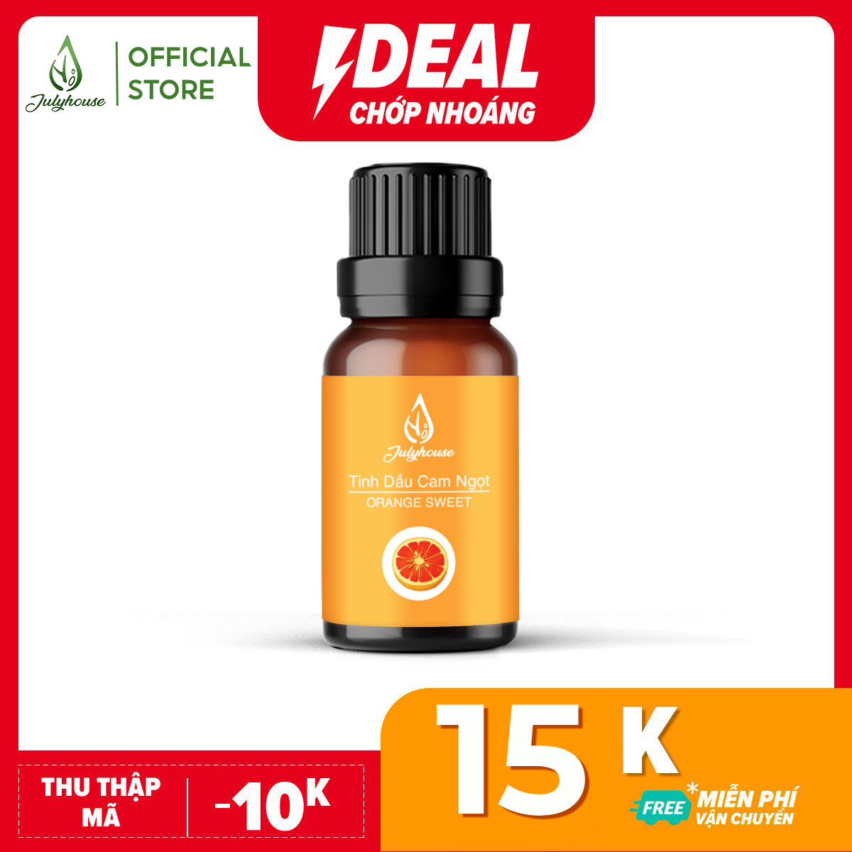 Tinh Dầu Cam Ngọt Brazil 30 Ml