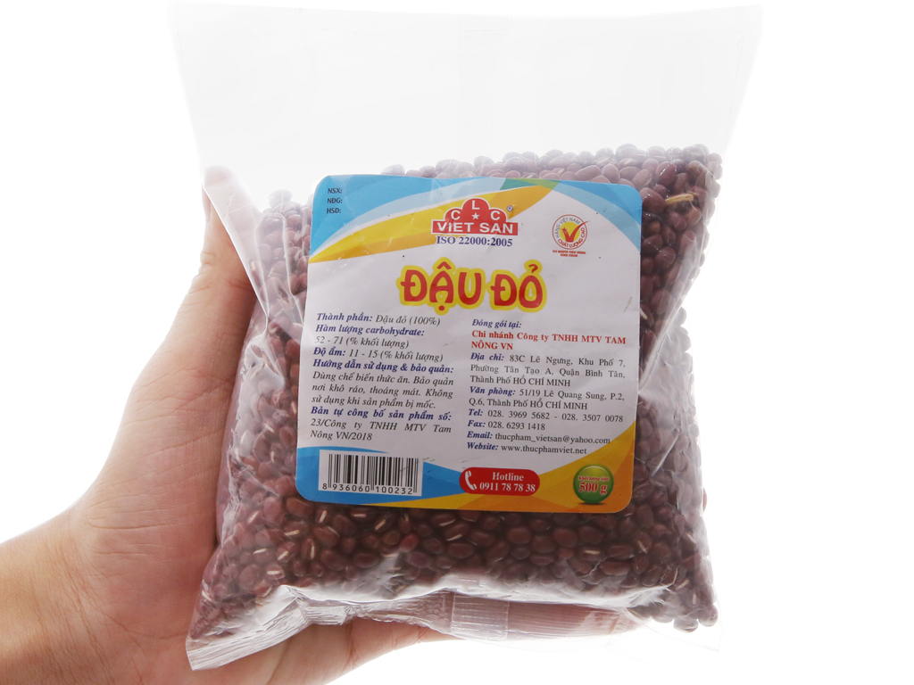 500G ĐẬU ĐỎ VIỆT SAN