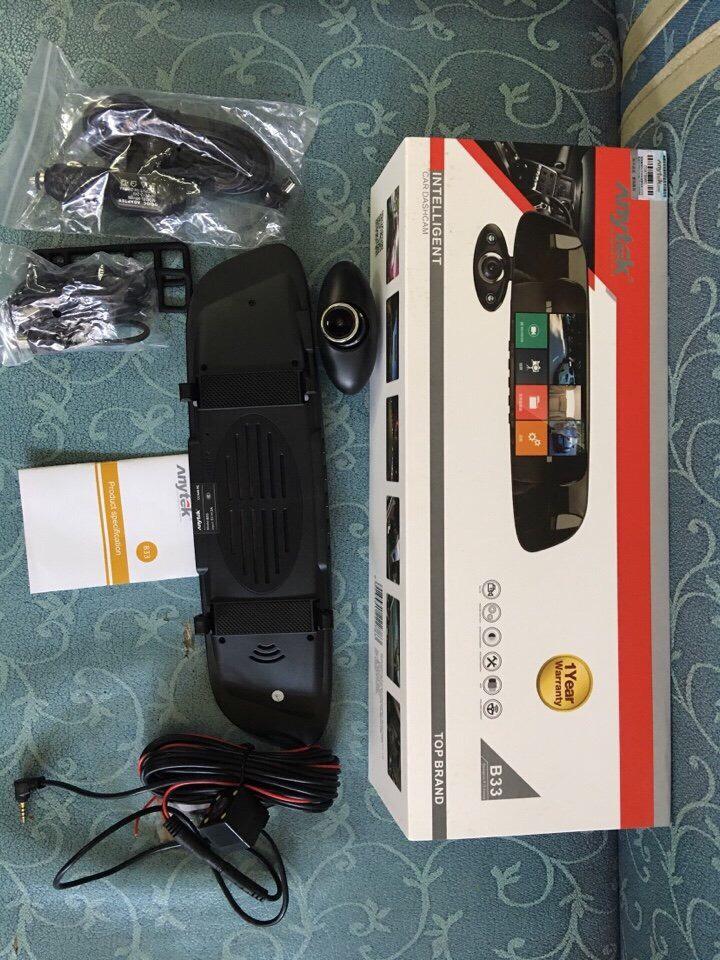 Camera Hành Trình Gương Anytek B33
