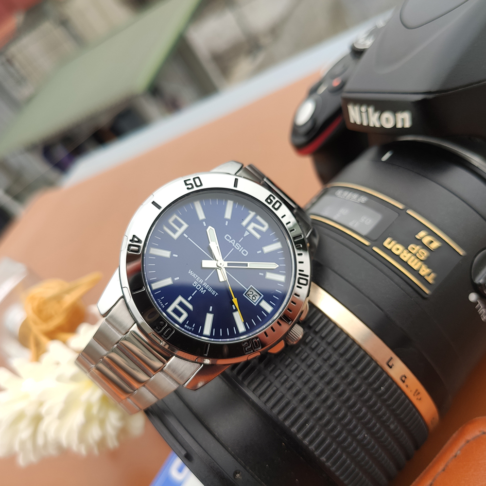 Đồng Hồ Nam Dây Thép Casio MTP-VD01D-7BVUDF