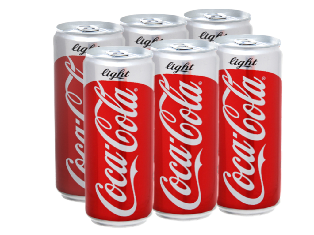 Nước ngọt Coca Cola Light 330ml 6 lon
