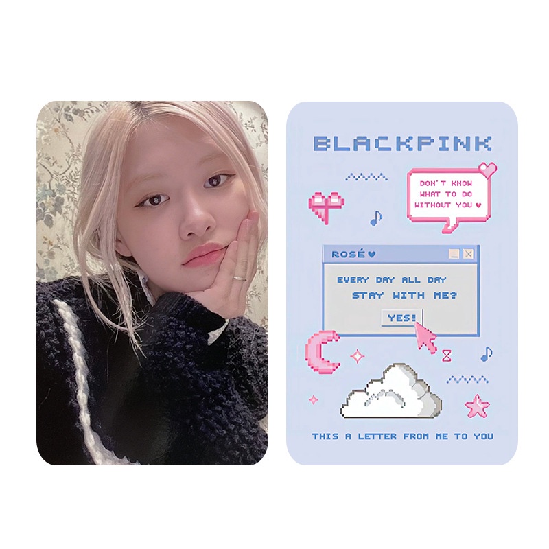 Photocard Th Card Bo G C Th Nh Vi N Blackpink Ch Born Pink