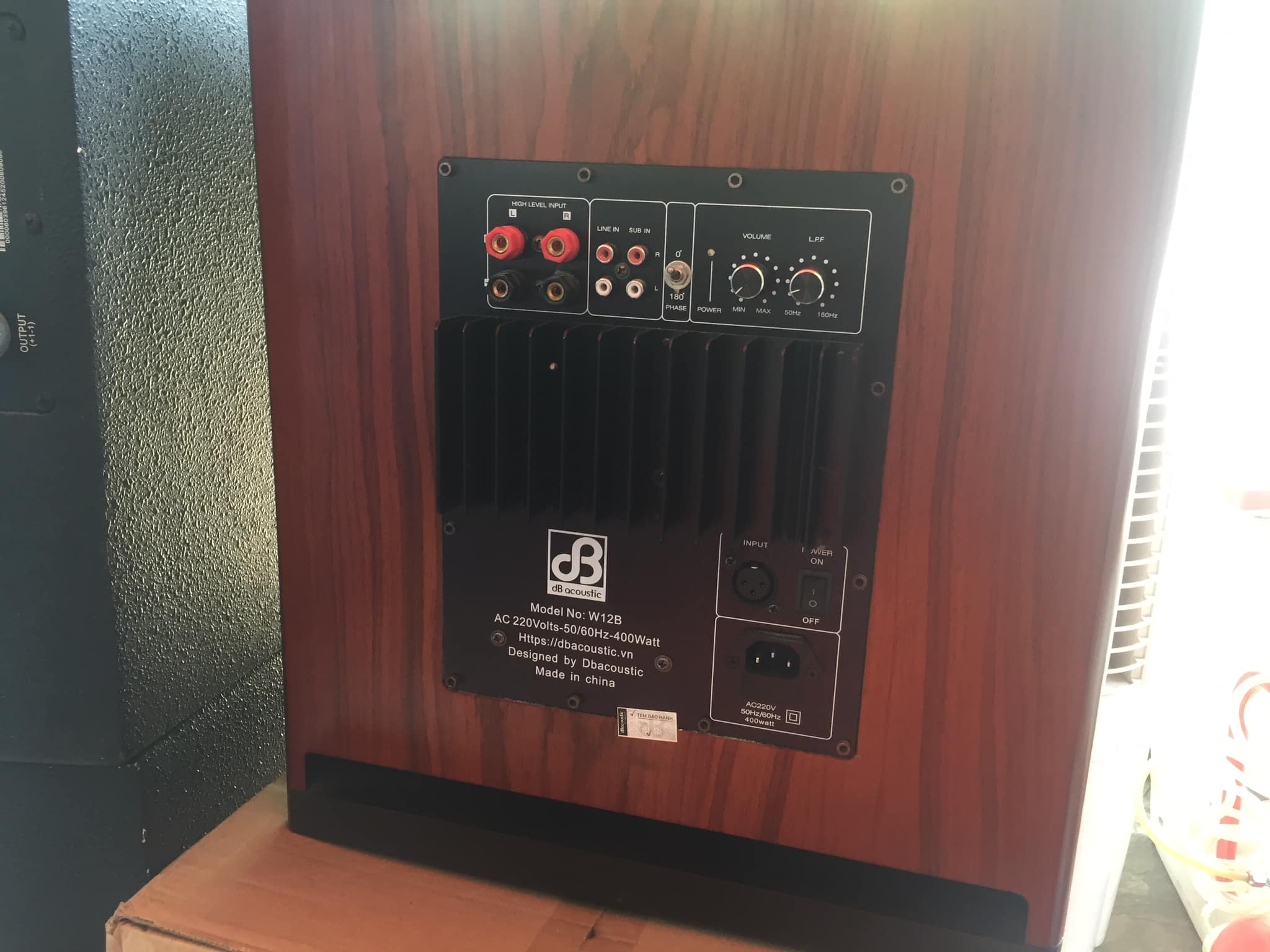 LOA SUB ĐIỆN BASS DB ACOUSTIC DB W12B