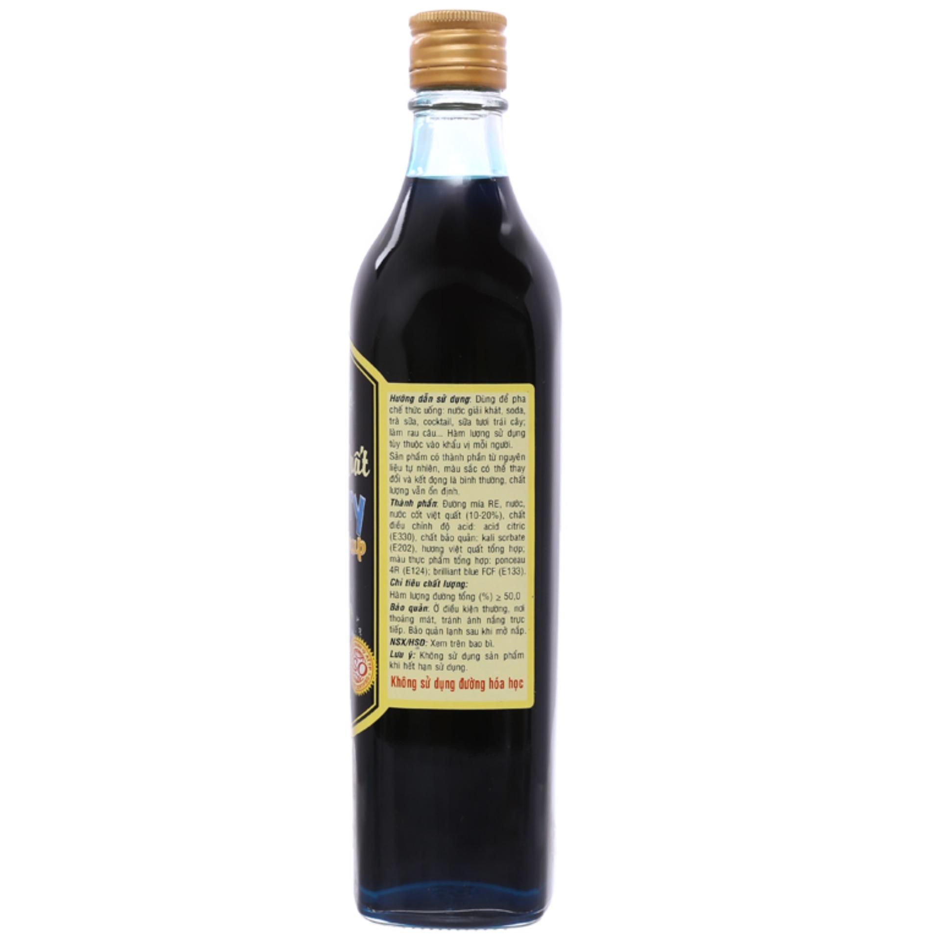 Sirô Golden Farm việt quất 520ml