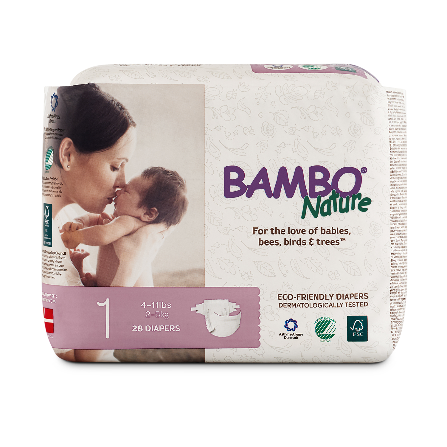 Tã dán Bambo Nature Mini 2 Size S (3-6kg)