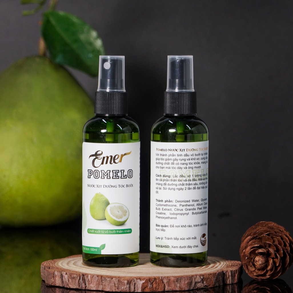 Chai Tinh Dầu Bưởi Xịt Tóc Cocoon Pomelo 100ml