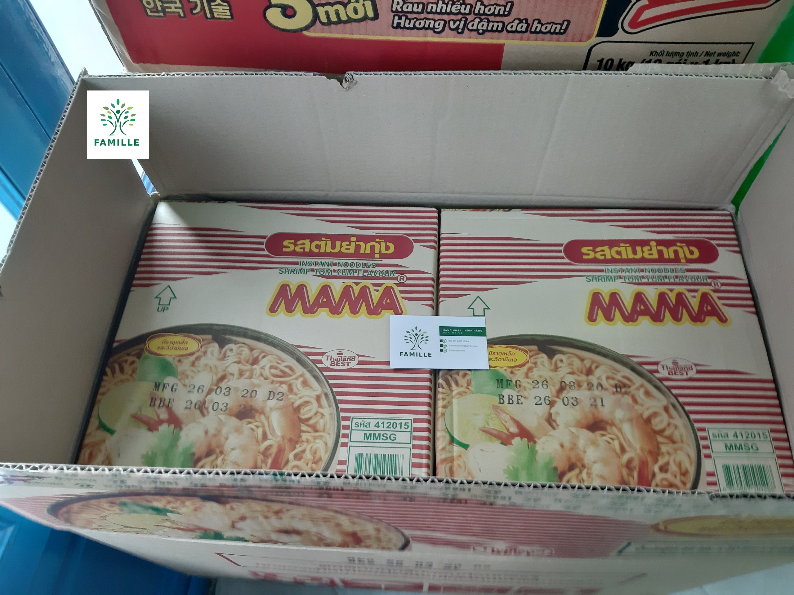 Mì Tôm TomYum Mama 55G thùng 30 gói