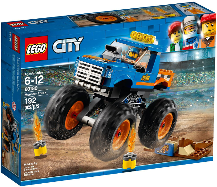 Mô hình LEGO city 60180 - Xe Tải Quái Vật