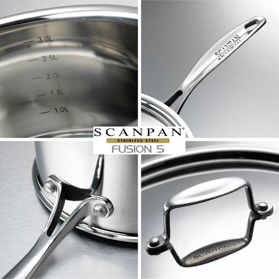 Bộ nồi 3 chiếc Scanpan Fusion5 74000300