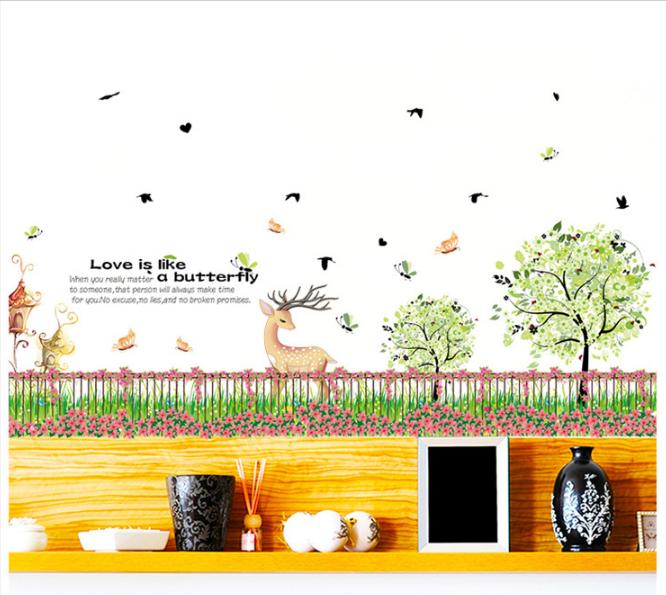 Decal hàng rào nâu DC1052